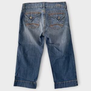 Common Jeans Size 6 Womens Blue Denim Capri Jeans